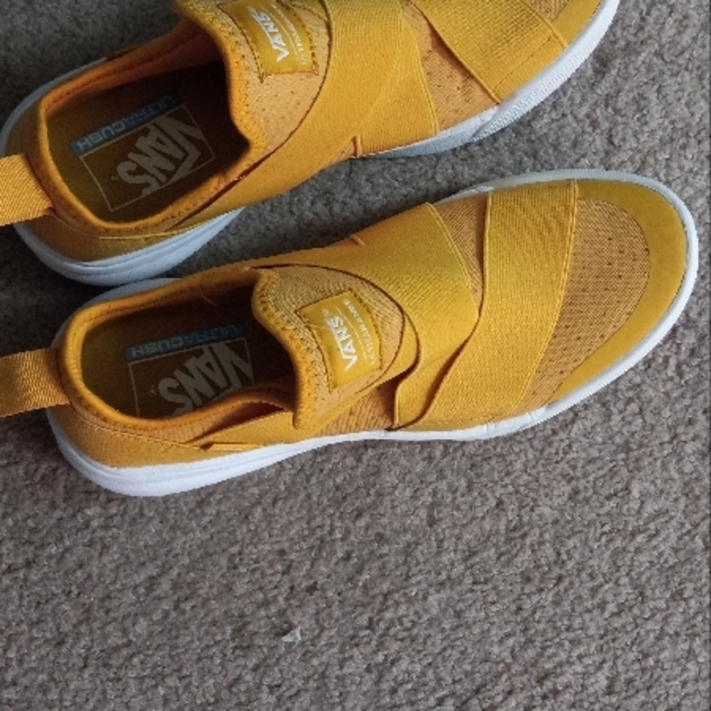 Vans Yellow slip on Sneakers